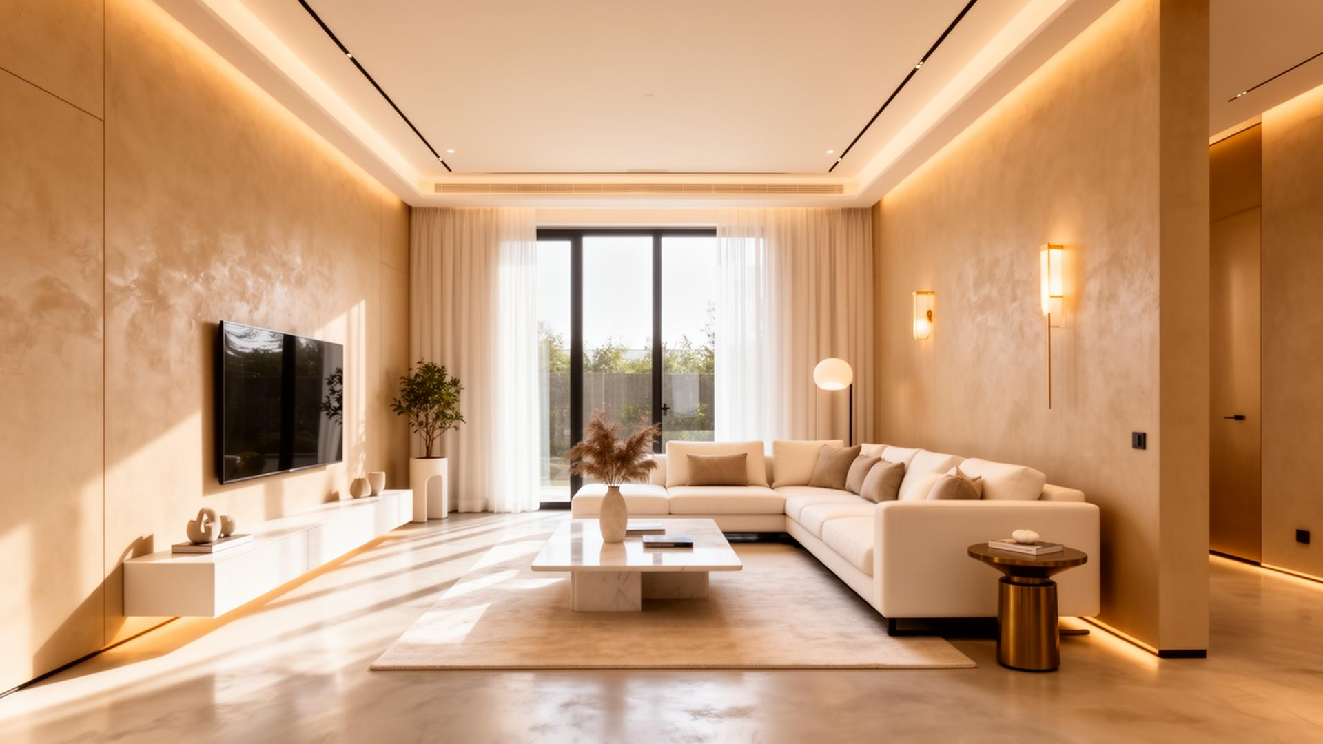 Interior moderno renovado por Pinturas Rivaro